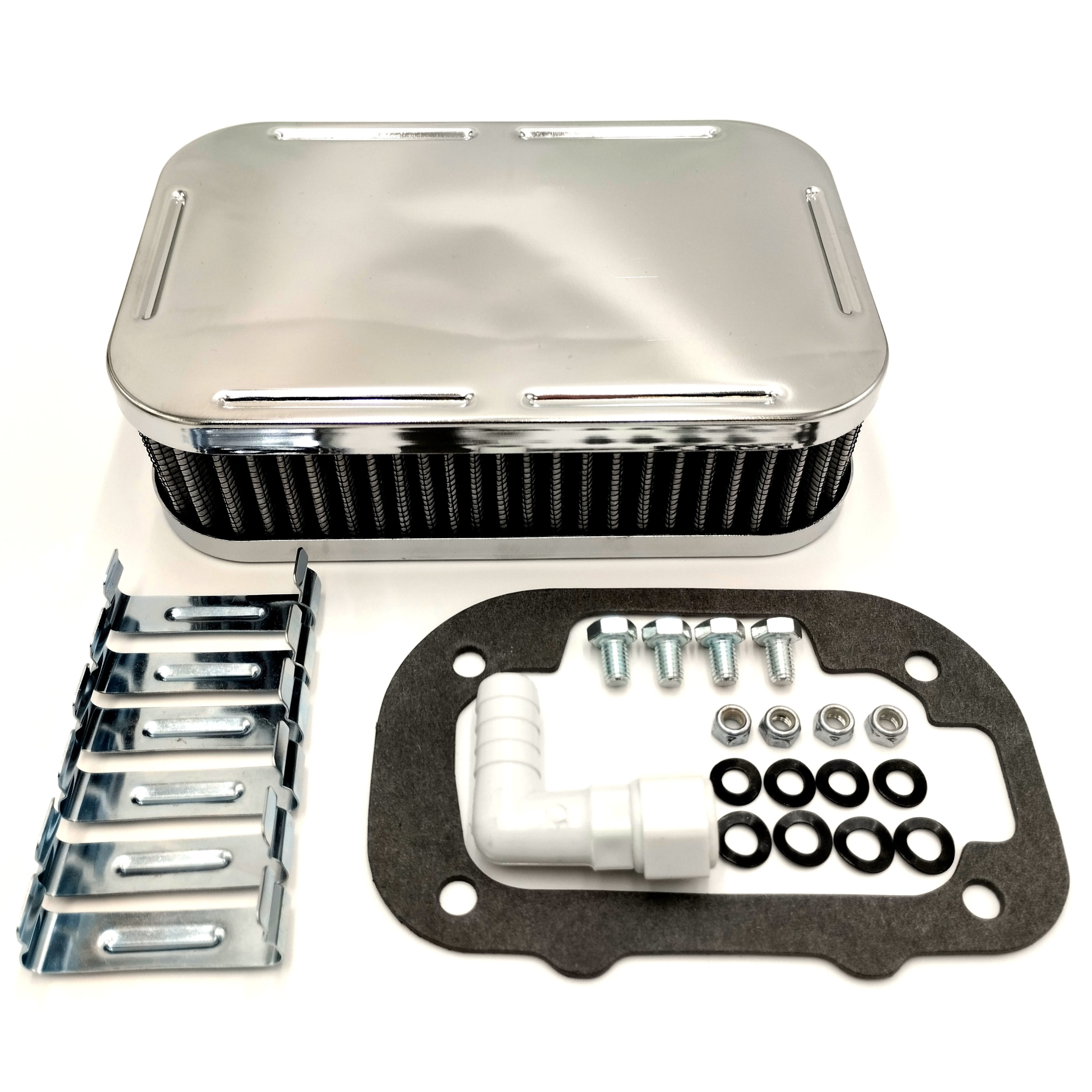 1.75 Inch Chrome Air Filter | Weber Carb DGV, DGMS