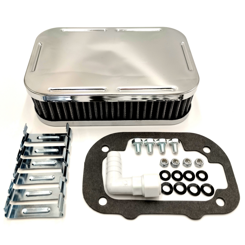 1.75 Inch Chrome Air Filter | Weber Carb DGV, DGMS