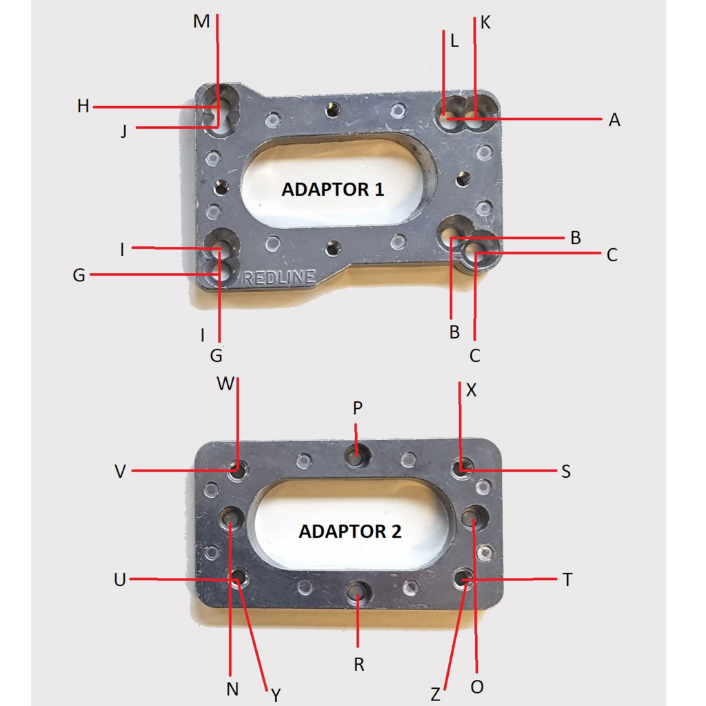 Weber Carb to Toyota 20R and 22R Adapter Plate