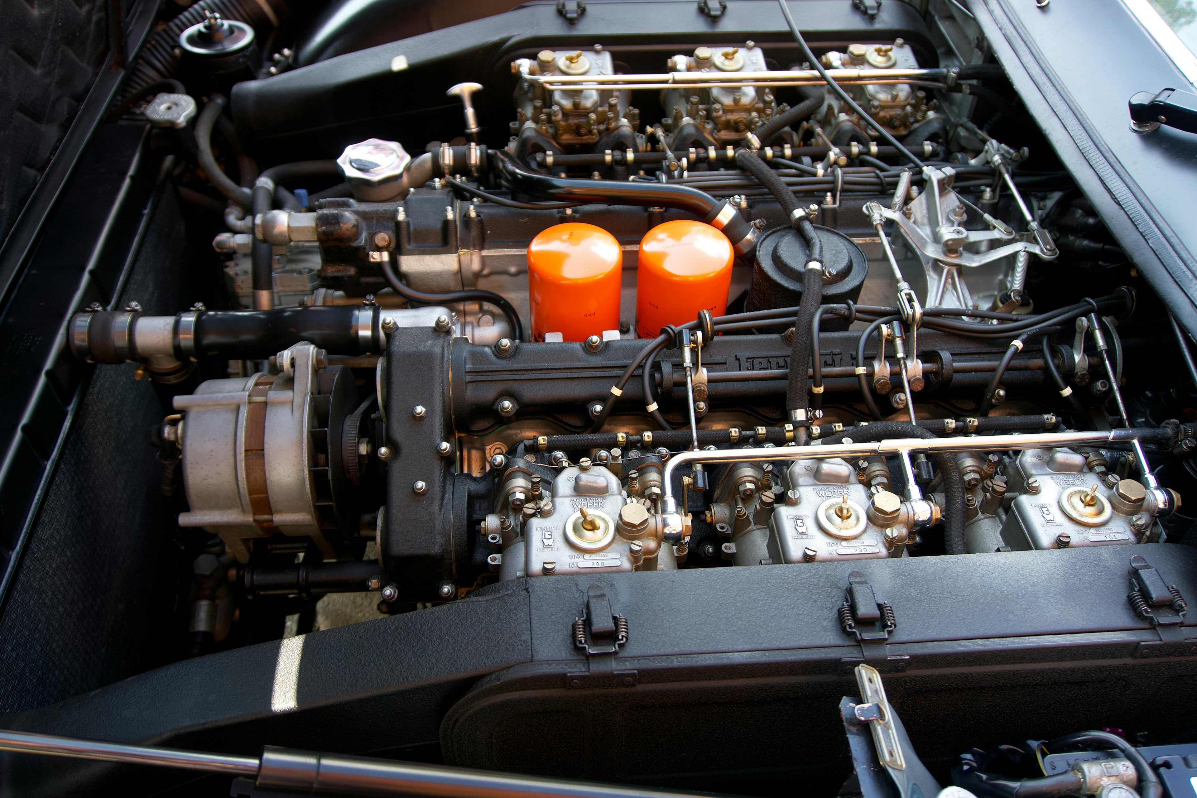 V engine with Webers fitted